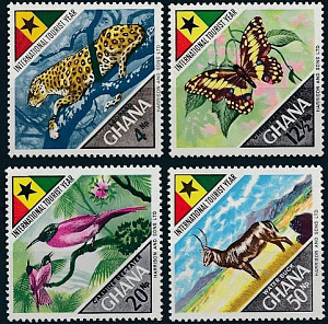 Гана, 1967, Фауна Африки, 4 марки